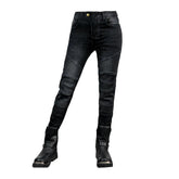 Vaqueros biker para mujer